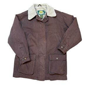 Cabela's Oversized Sherpa/Canvas Chore Coat